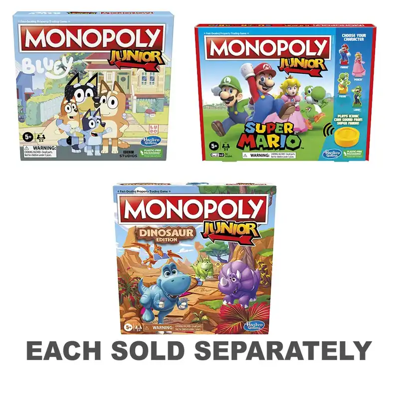Monopol Junior Edition Board Game - Sänkt pris