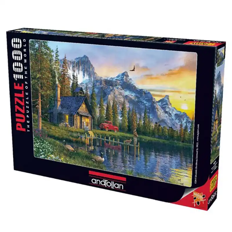 Anatolian Sunset Cabin Jigsaw Puzzle 1000pcs - Deal