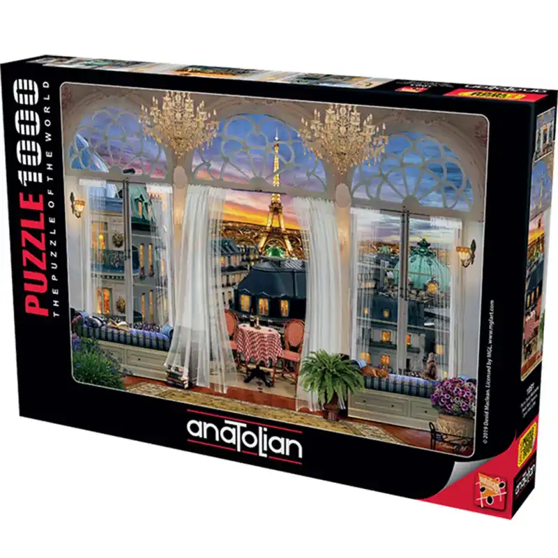 Anatolian Paris takterrass Jigsaw Puzzle 1000pcs | Storsäljare