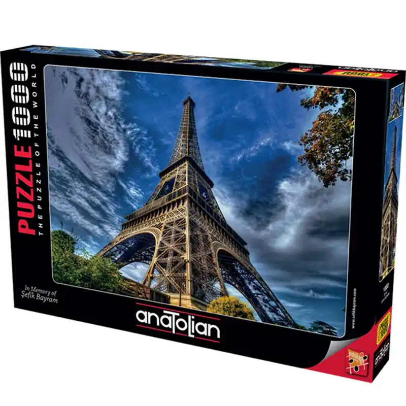 Anatolian Eiffeltornet Jigsaw Puzzle 1000st | Premiumkvalitet