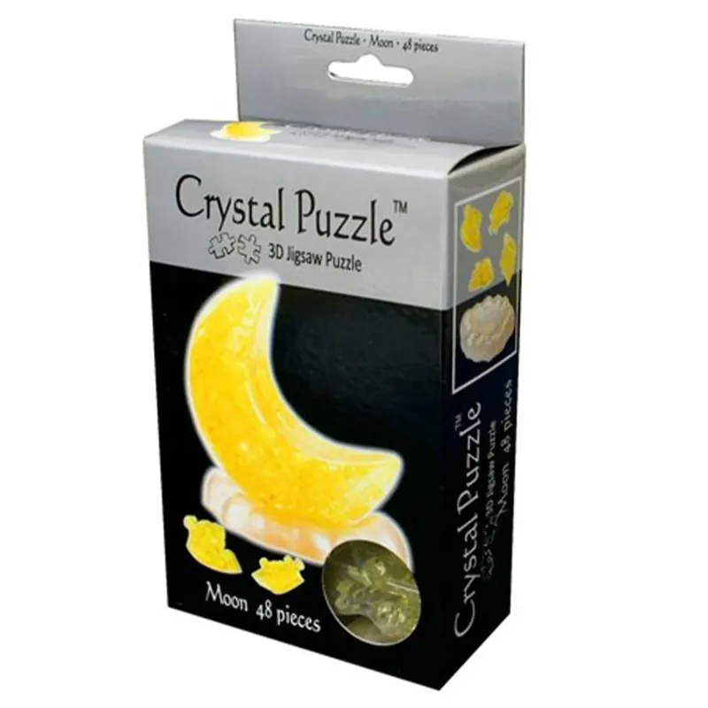 3D Crystal Moon Puzzle 48 st | Fabrikspris