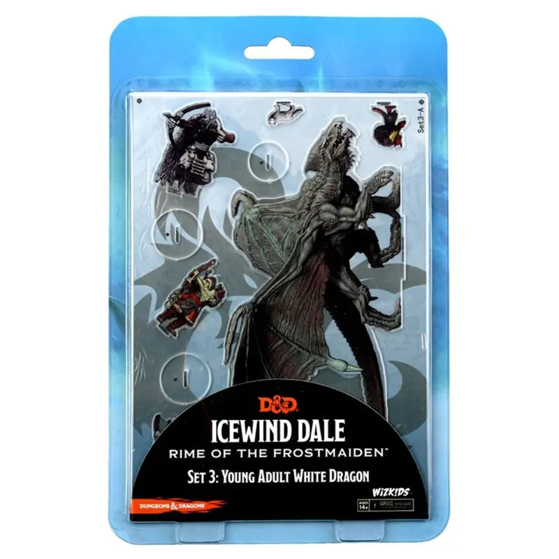 Specialpris | D & D -ikoner av Realms Icewind Dale 2d Young Adult White Dragon