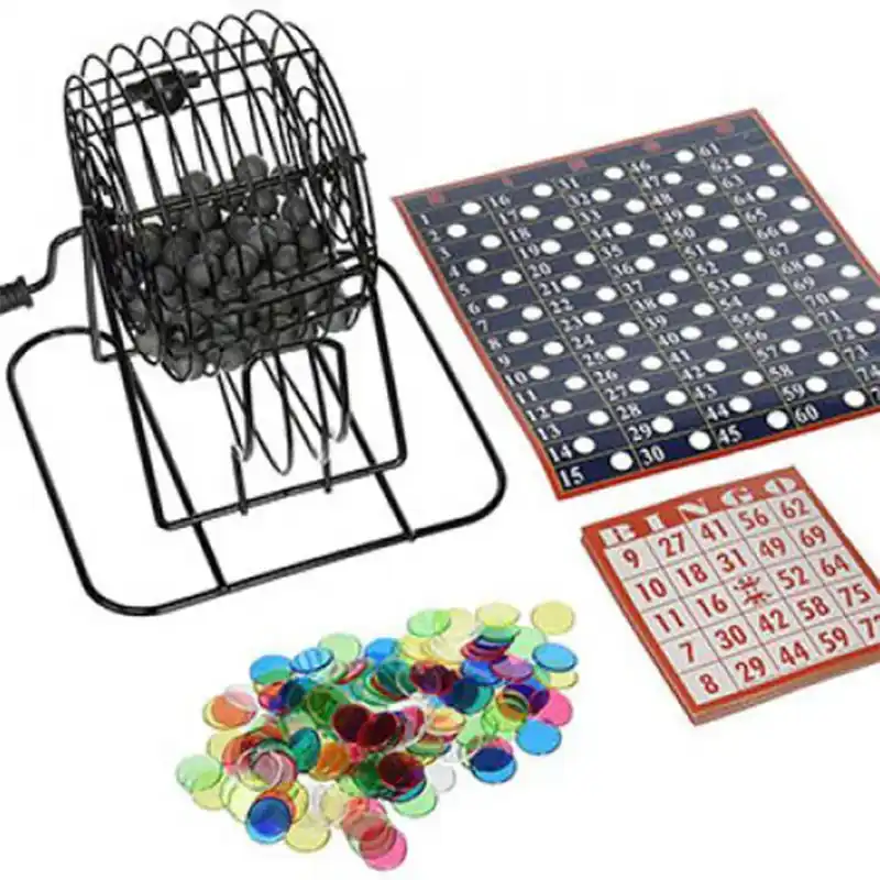 Riktigt fynd | Kardinal deluxe bingo set med bur