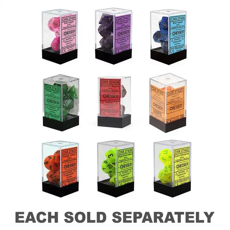 D7 Die Set Dice Vortex Poly (7 DICE) | Rea