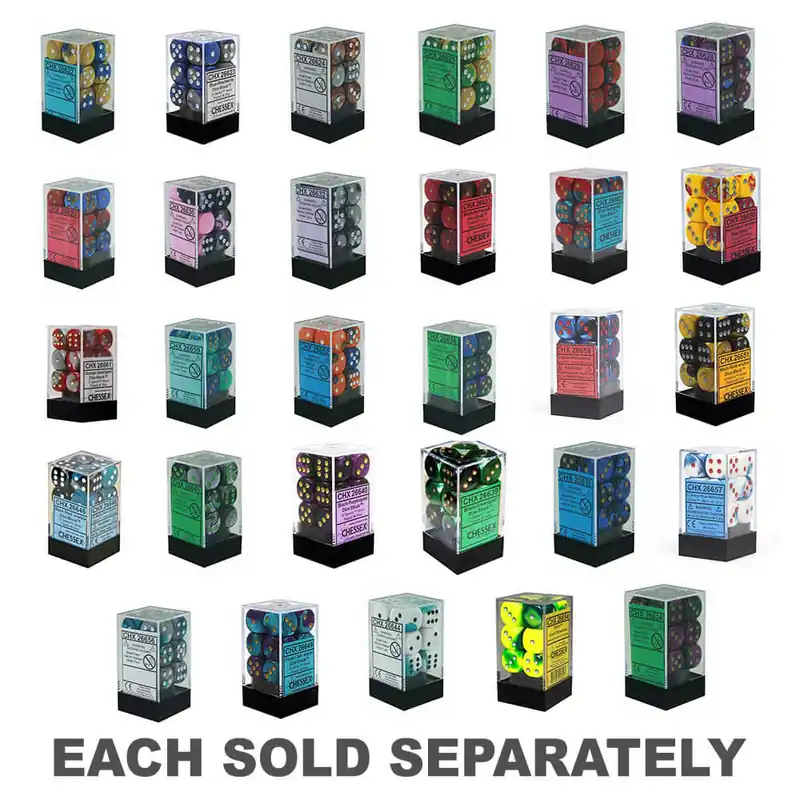 Missa inte erbjudandet | D6 DICE GEMINI 16MM (12 DICE)