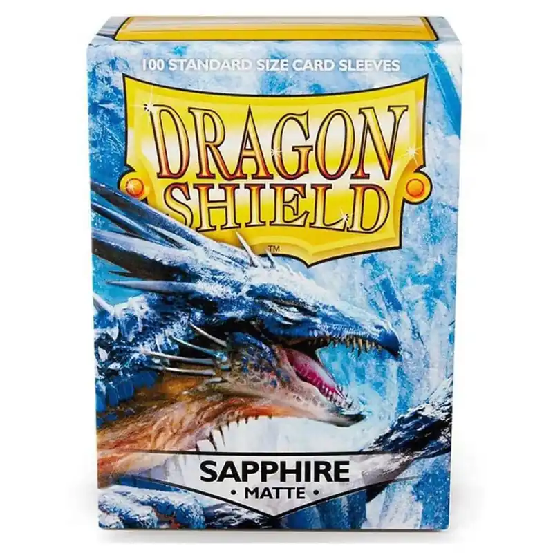 Efterfrågad - Dragon Shield Matte Sapphire Card -ärmar på 100