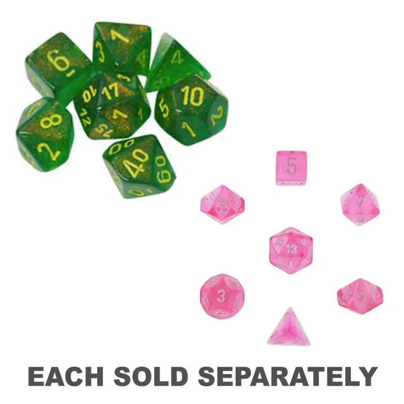 Dagens erbjudande | Chessex Polyhedral 7-Die Borealis Set