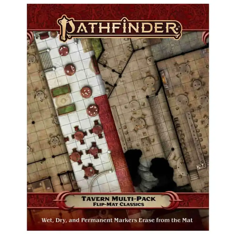 Pathfinder Accessories Flip Mat Classics Tavern Multi-Pack - Fyndpris