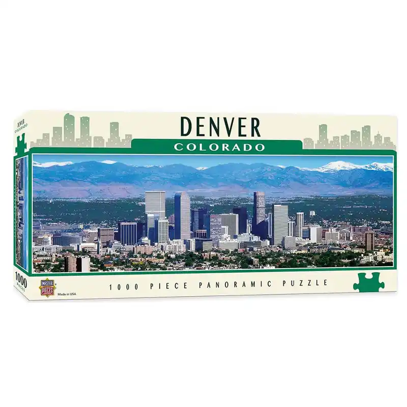 Dagens erbjudande - MP City Colorado Panoramic Denver Puzzle (1000 st)