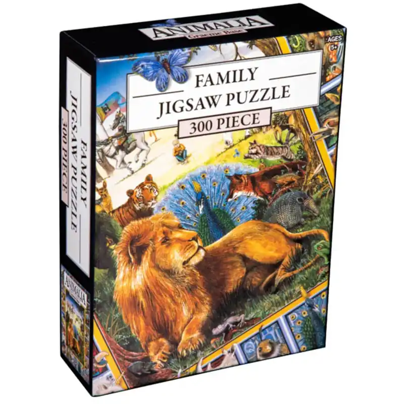 Animalia Book Cover 300 Piece Family Jigsaw Puzzle | Bra pris just nu