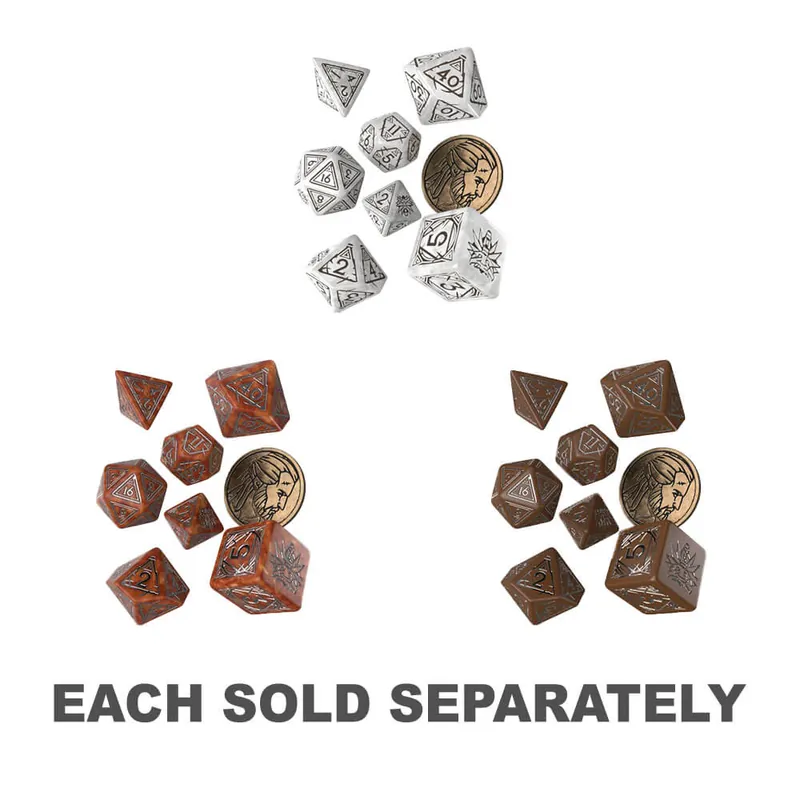 Finns nu | Witcher Dice Set Geralt
