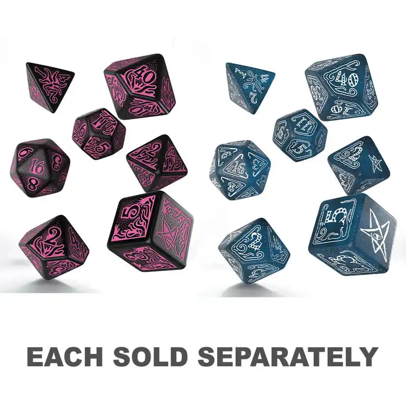 Q Workshop Call of Cthulhu Dice Set av 7 - Professionell kvalitet