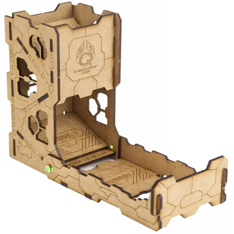 Q Workshop Tech Dice Tower - Rea