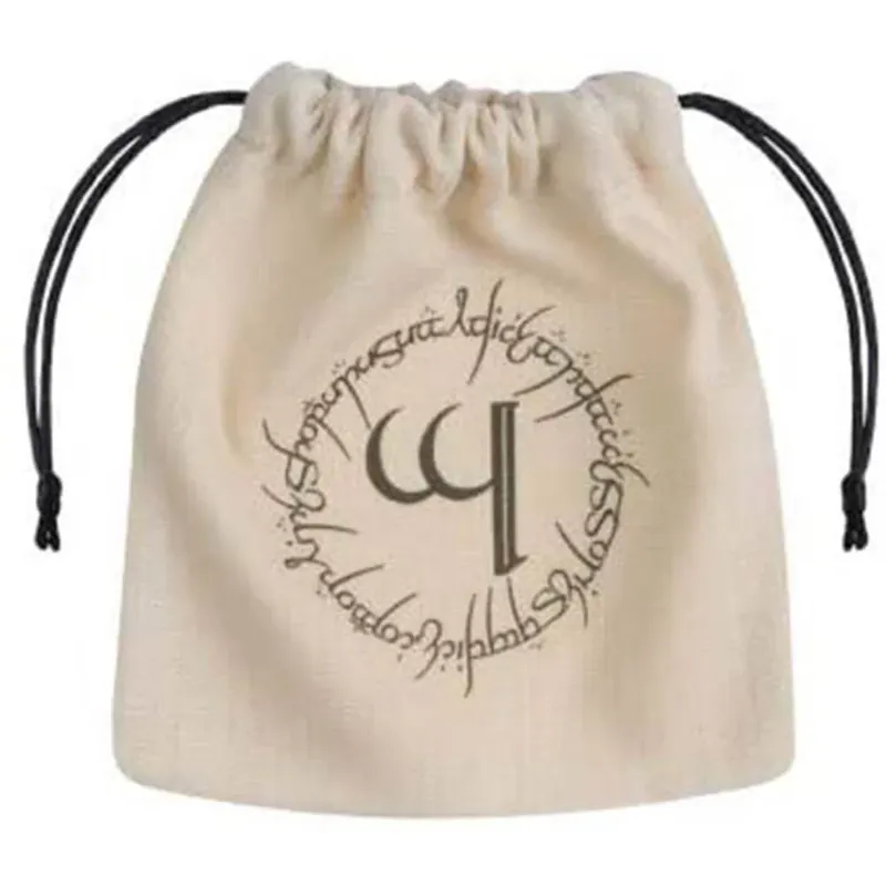 Favorit hos kunderna - Q Workshop Elvish Dice Bag Beige and Black