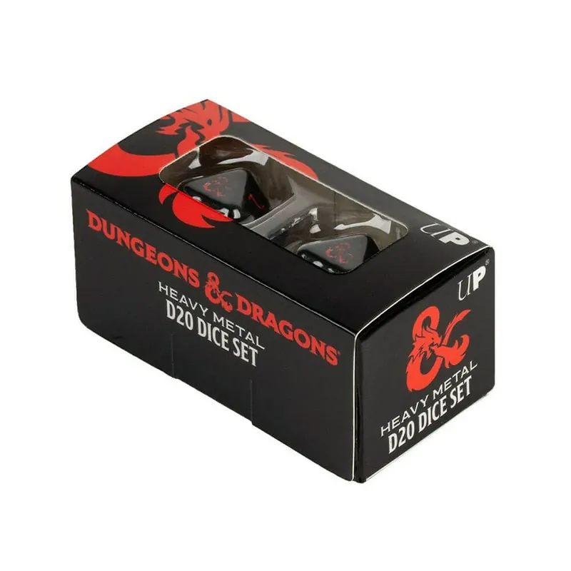 Utförsäljning | Dungeons & Dragons Heavy Metal D20 Dice Set av 2