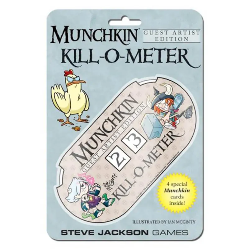 Munchkin Kill O Meter Guest Artist Edition Card Game - Gratis retur