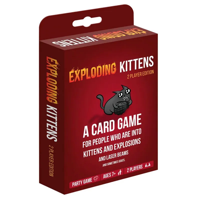 Exploderande kattungar 2-spelare Edition Card Game | Prissänkt