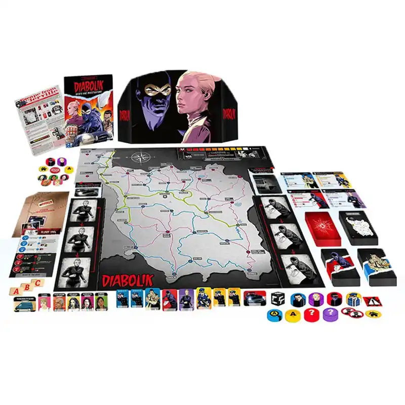 Diabolik Heists and Investigations Board Game - Populär