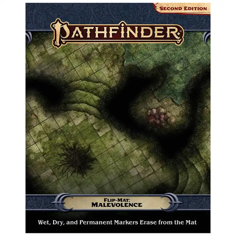 Pathfinder Tillbehör Flip-Mat Malevolence Rolleplaying Game | Mycket populär