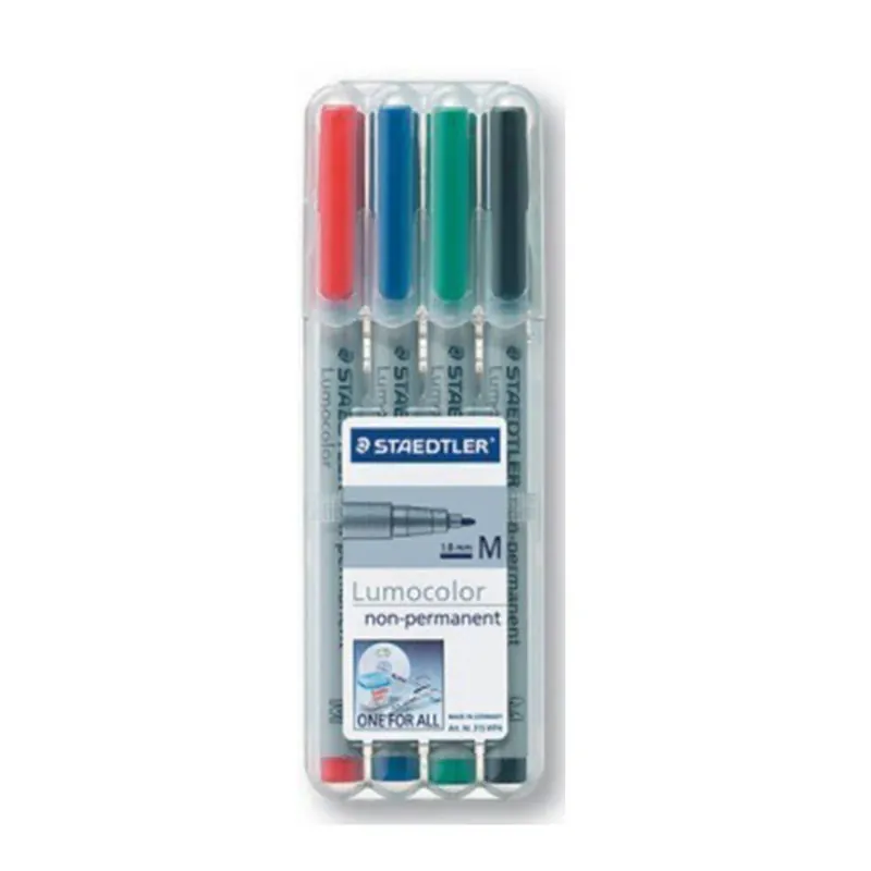 Staedtler Lumocolour vattenlösliga markörer 4-pack - Nyhet