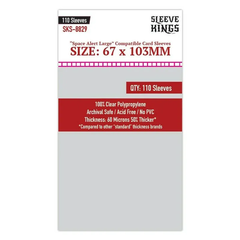 Toppkvalitet | SK brädspelärmar Space Alert Large (110 /Pack)