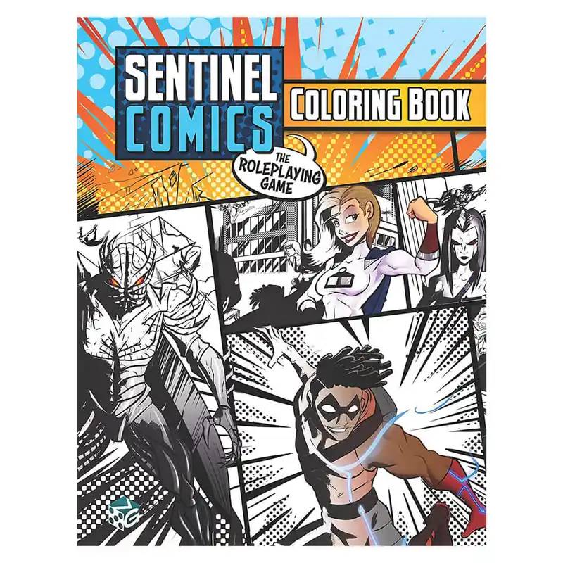 Sentinel Comics The RPG Coloring Book | Finns tillgänglig