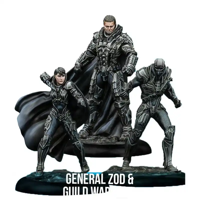 Extra bra pris - DC Miniature Game General Zod & Guild Warrior