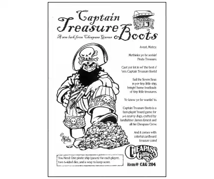 Precis inkommet - Captain Treasure Boots