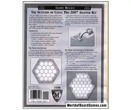 Settlers of Catan - Pre 2007 Adapter kit - Så länge lagret räcker