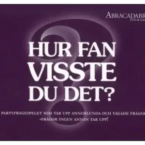 Precis lanserat - Hur fan visste du det?