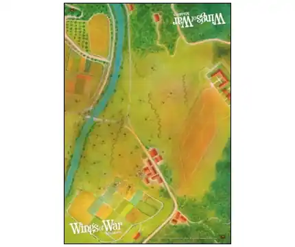 Wings of War Game mat - East - Snabb leverans