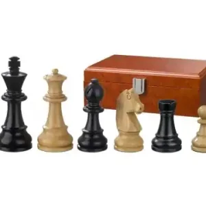 Schackpjäser/Chesspieces Ludwig XIV, 78 mm (med låda) | Väl omtyckt