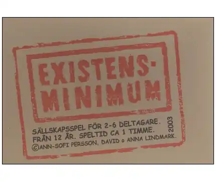 Nytt i webbutiken | Existensminimum