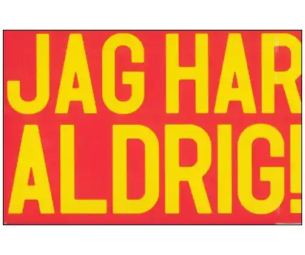 Enkel retur - Jag har aldrig!