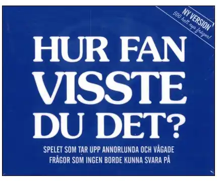 Riktigt fynd - Hur fan visste du det? - Ny version med nya frågor