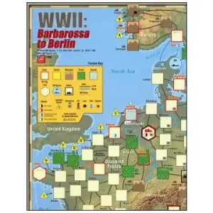 Outlet | World War 2 Barbarossa to Berlin - Mounted Map (Exp.)