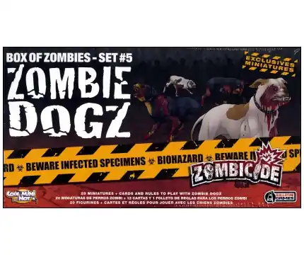 Erbjudandet går snart ut - Zombicide Box of Zombies Set 5 Zombie Dogz (Exp.)