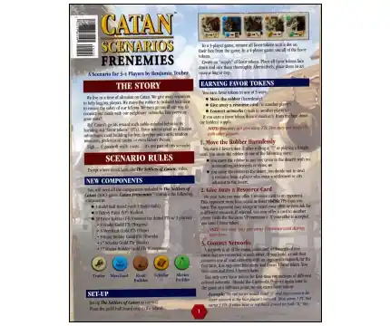 Settlers of Catan Scenarios - Frenemies (Exp.) - Mycket uppskattad