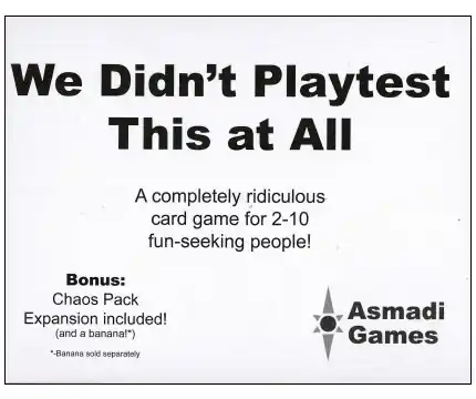 Mycket populär | We Didn‘t Playtest This At All
