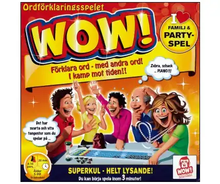 Ordförklaringsspelet WOW! | Favorit