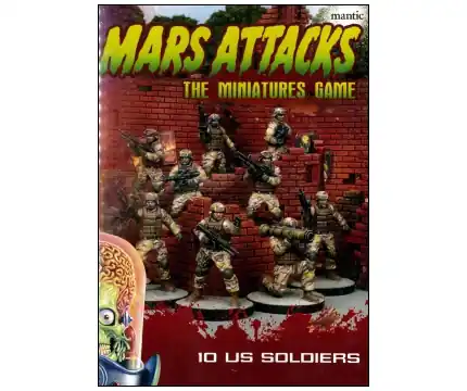 Mars Attacks 10 US Soldiers (Exp.) | Rabatt