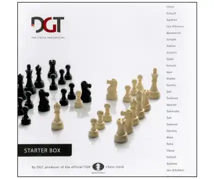 Professionell kvalitet | Schack/Chess DGT Chess Starter Box Blue with Trainer