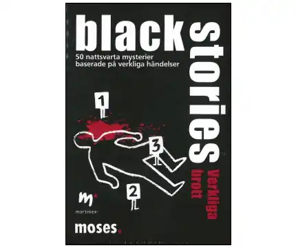 Begränsat antal - Black Stories Verkliga Brott (SVE)