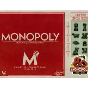 Mycket uppskattad - Monopoly 80-årsjubileumsutgåvan