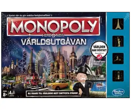 Bra pris just nu | Monopoly Världsutgåvan