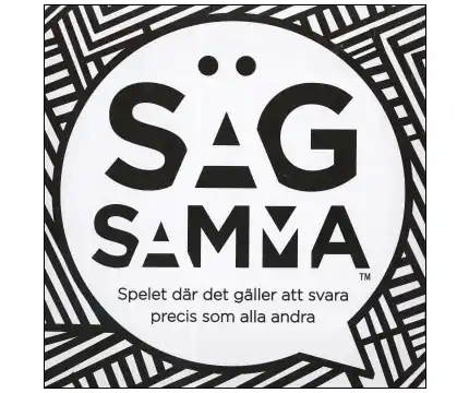 Säg samma - Klar att skickas
