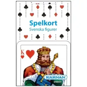 Expressfrakt | Kortlek Spelkort - Svenska Figurer (Kärnan)