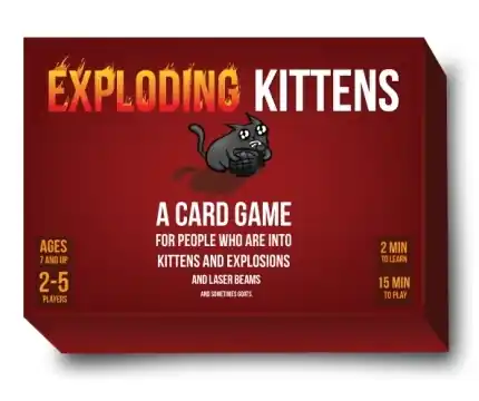 Skaffa nu - Exploding Kittens First Edition (Defekt/Inget Ljud)