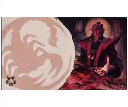 Legend of the Five Rings The Card Game - Master of Secrets Playmat - Handla nu