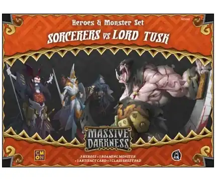 Missa inte - Massive Darkness Heroes & Monster Set - Sorcerers vs Lord Tusk (Exp.)